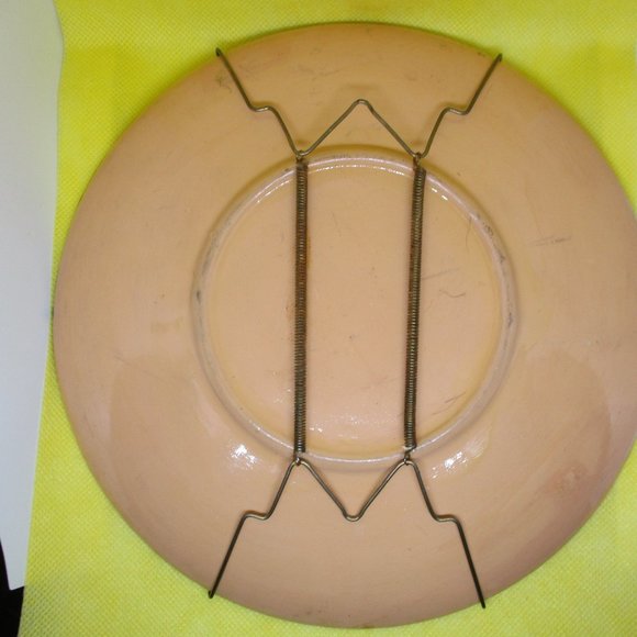 Pottery Religious Plate Decorate Religious God Watch Over Me Wall Hanger Plate - Picture 2 of 8